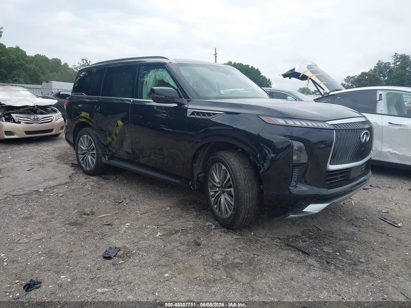 Vin: jn8az3db5s9402574, lot: 45805636, infiniti qx80 sensory awd 2025 img_1