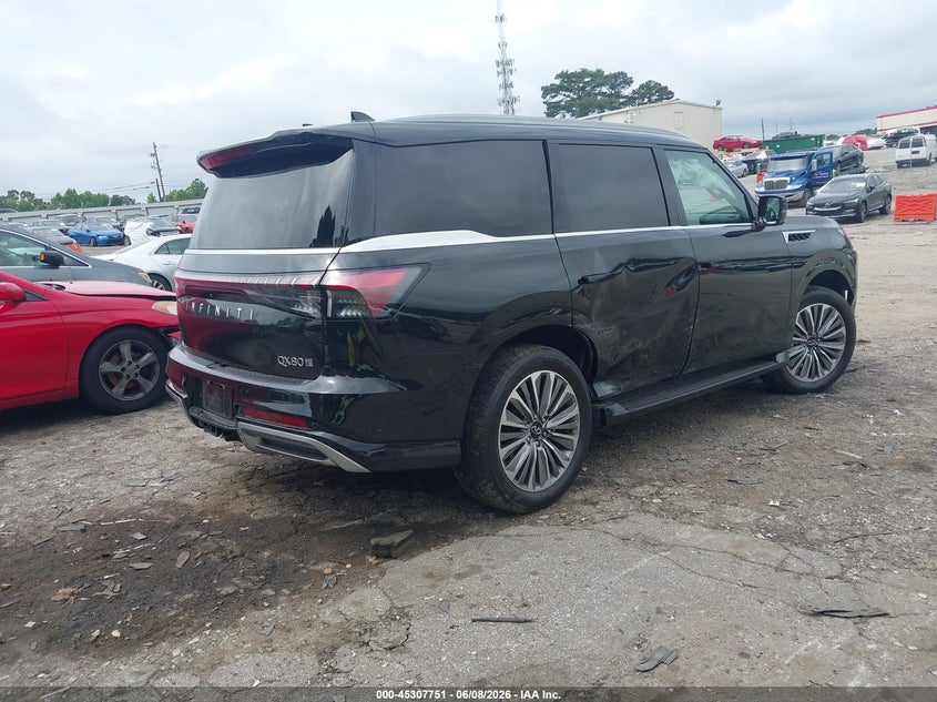 Vin: jn8az3db5s9402574, lot: 45805636, infiniti qx80 sensory awd 20254