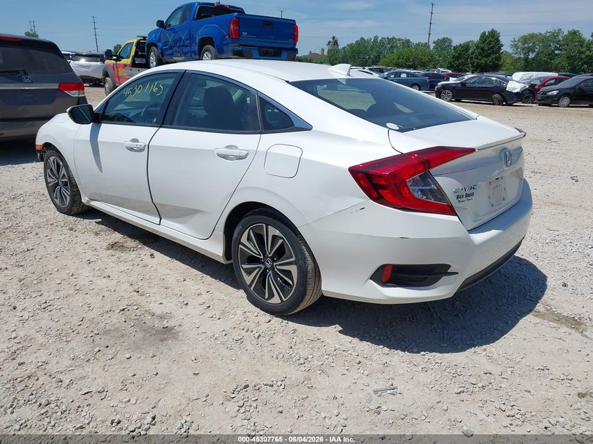 Vin: 2hgfc1f75jh645639, lot: 45805650, honda civic ex-l 20183