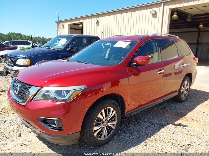Vin: 5n1dr2mm4jc645620, lot: 45805666, nissan pathfinder sv 20182