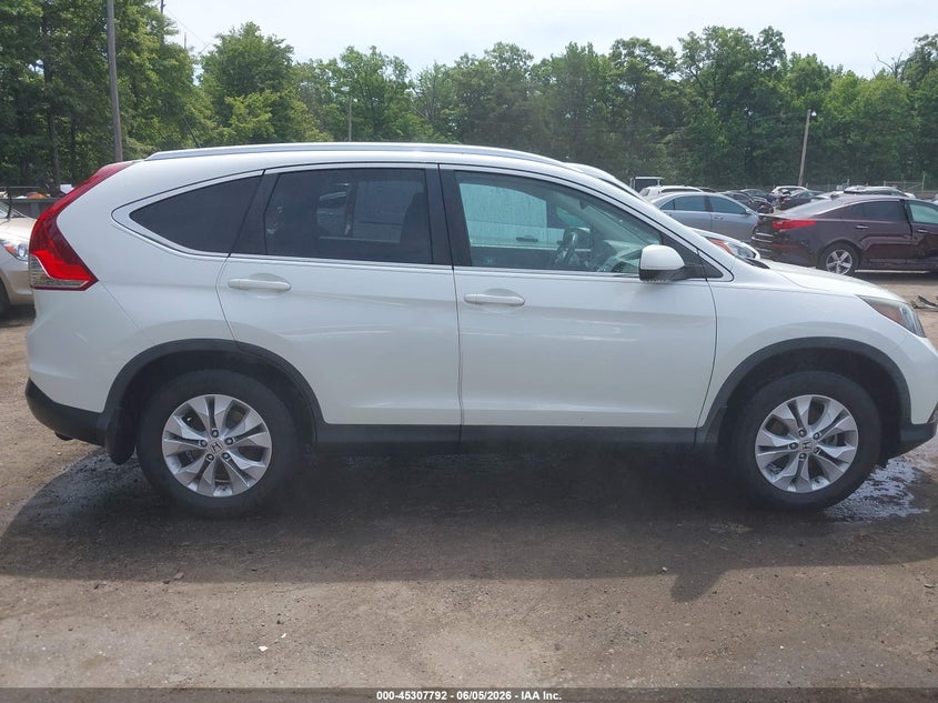 2012 Honda Cr-v 2.4 Cr-V Ex-L white Lot 111045307792 Vin 5J6RM3H76CL043589