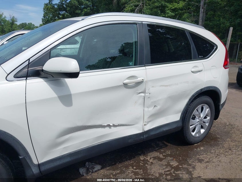 2012 Honda Cr-v 2.4 Cr-V Ex-L white Lot 111045307792 Vin 5J6RM3H76CL043589
