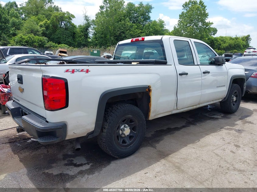 Vin: 1gcvkpec1fz399999, lot: 45805679, chevrolet silverado 1500 wt 20154
