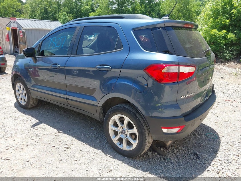 Vin: maj6s3gl5nc461292, lot: 45805692, ford ecosport se 20223