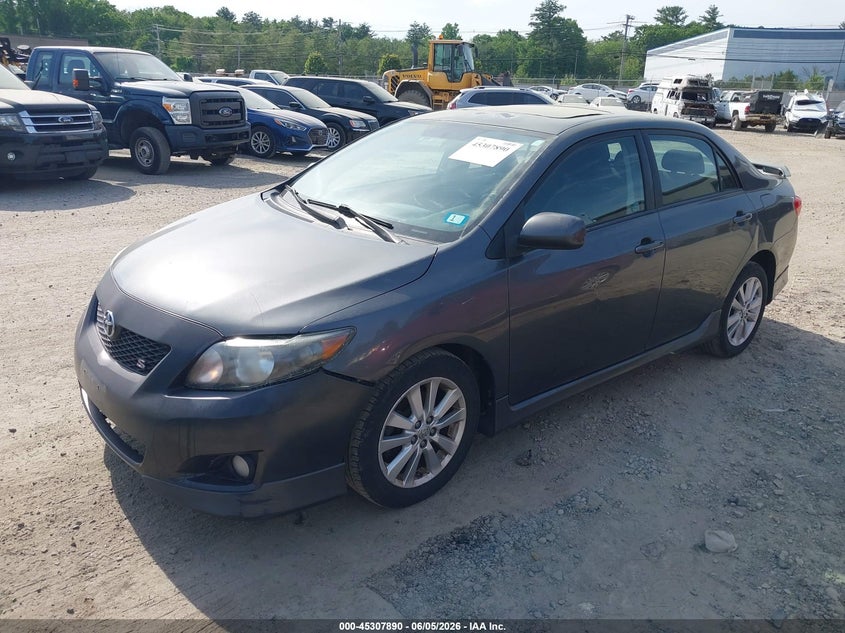 Vin: 2t1bu4ee9ac295633, lot: 45805776, toyota corolla s 20102
