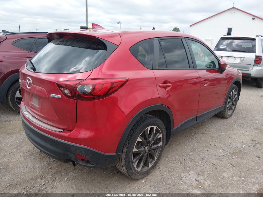 Vin: jm3ke4dy9g0690267, lot: 45805789, mazda cx-5 grand touring 20164