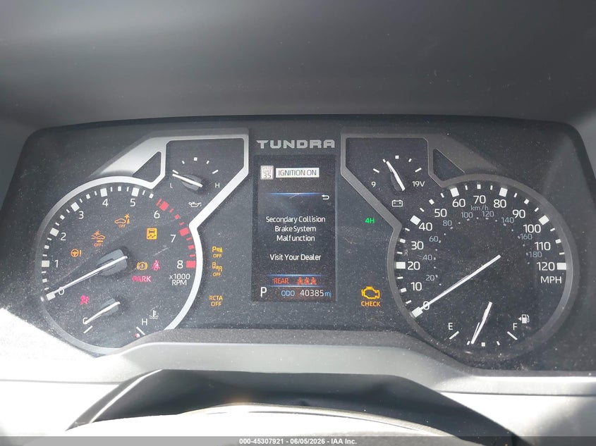 2022 TOYOTA TUNDRA 3.4L V-6 DI, DOHC, V(VIN: 5TFLA5DB8NX014312