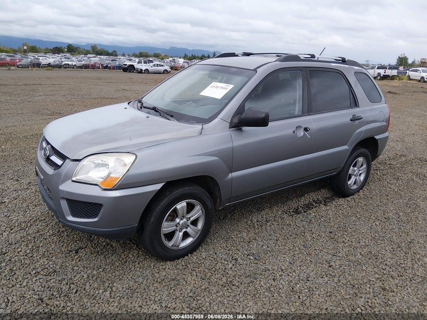Vin: kndkg3a41a7693595, lot: 45805844, kia sportage lx 20102