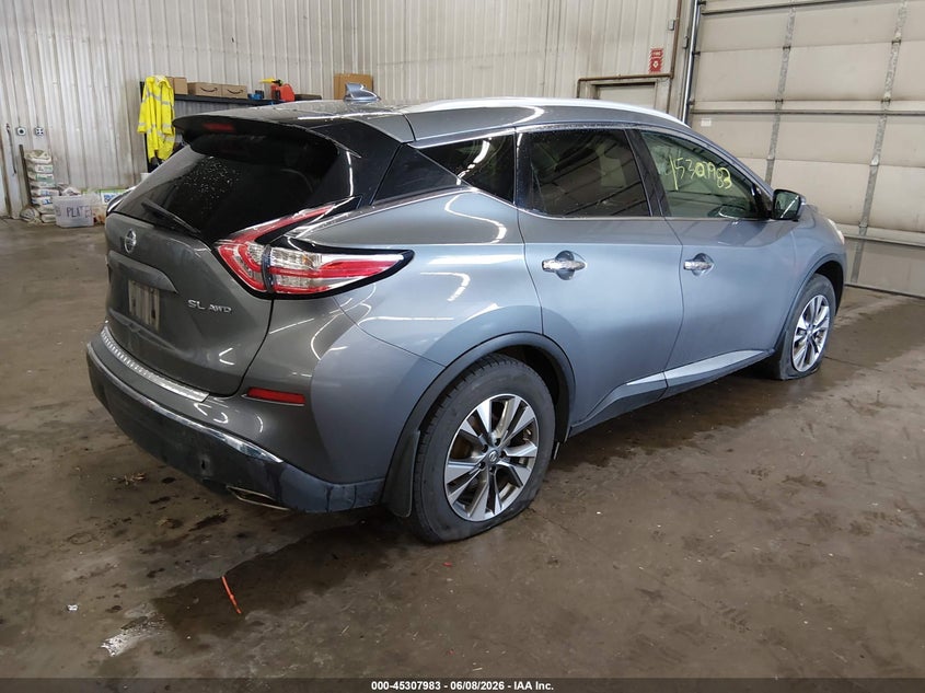 2017 NISSAN MURANO auction photo 4