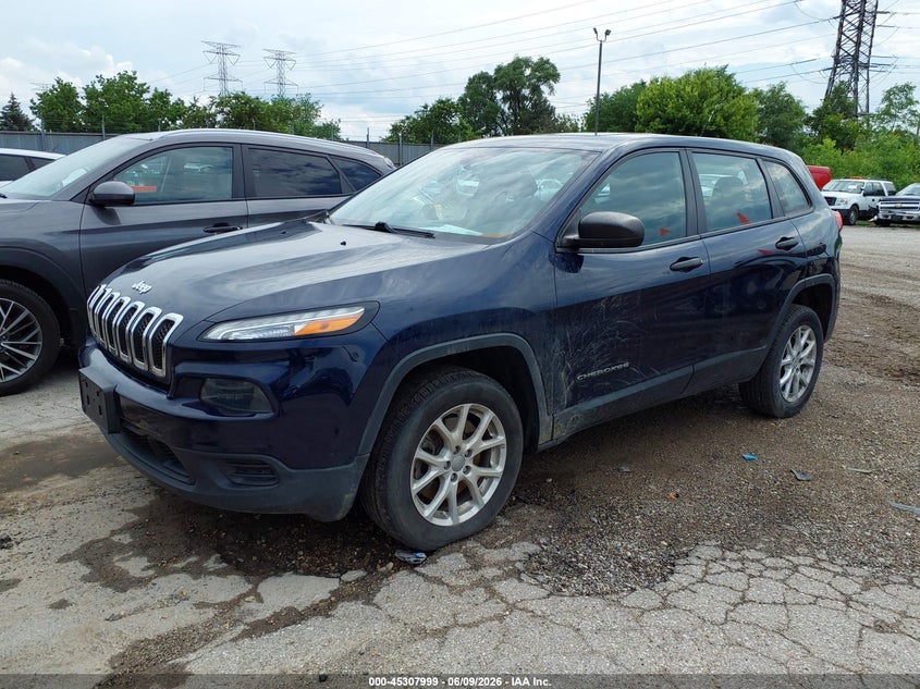 2014 Jeep Cherokee Sport 1C4PJLAB1EW127017 photo 1