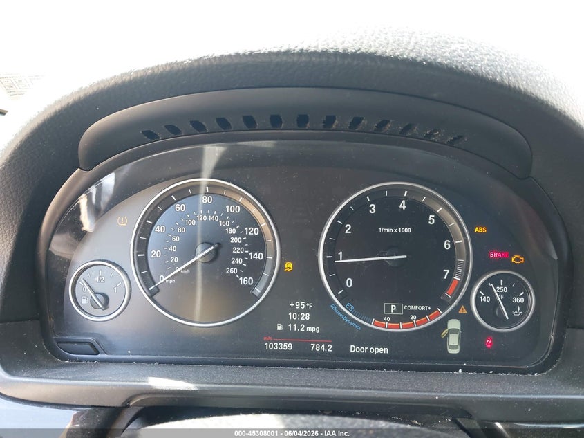 2012 BMW 528I xDrive VIN: WBAXH5C53CDW10819 Lot: 45308001