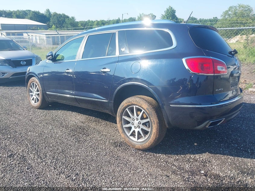 Vin: 5gakvbkd9fj283475, lot: 45805893, buick enclave leather 20153