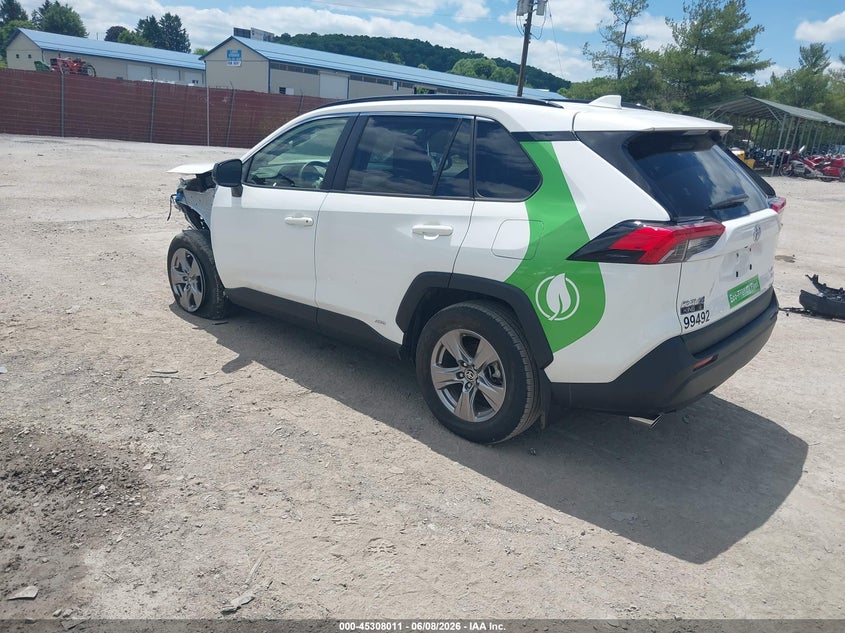 Vin: jtmlwrfv0sd283918, lot: 45805896, toyota rav4 hybrid le 20253