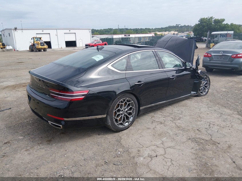Vin: kmtgb4sc5pu149466, lot: 45805905, genesis g80 2.5t awd 20234