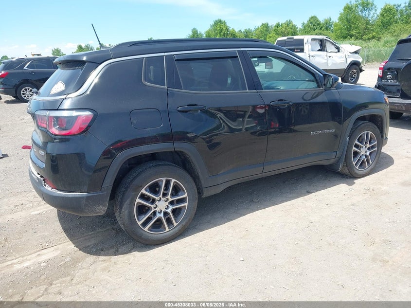 Vin: 3c4njdbb2jt280548, lot: 45805918, jeep compass latitude 4x4 20184