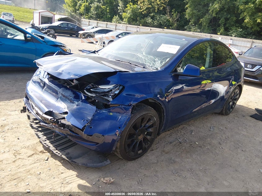 2021 TESLA MODEL Y auction photo 2