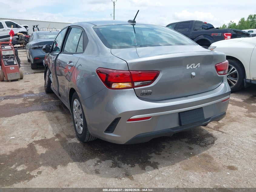 2023 KIA RIO auction photo 3