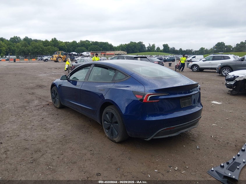 Vin: 5yj3e1eaxsf964244, lot: 45805929, tesla model 3 long range rear-wheel drive/standard rear-wheel drive 20253