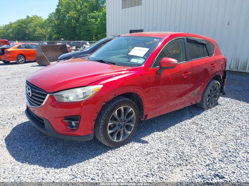 Vin: jm3ke4dy5g0752392, lot: 45805935, mazda cx-5 grand touring 20162