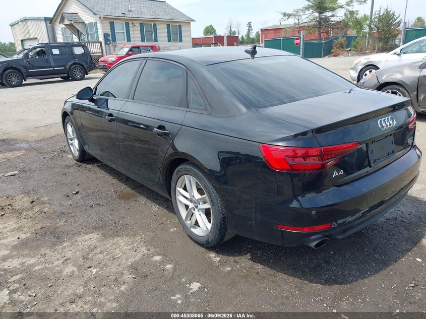 Vin: wauanaf41hn009047, lot: 45805950, audi a4 2.0t premium 20173