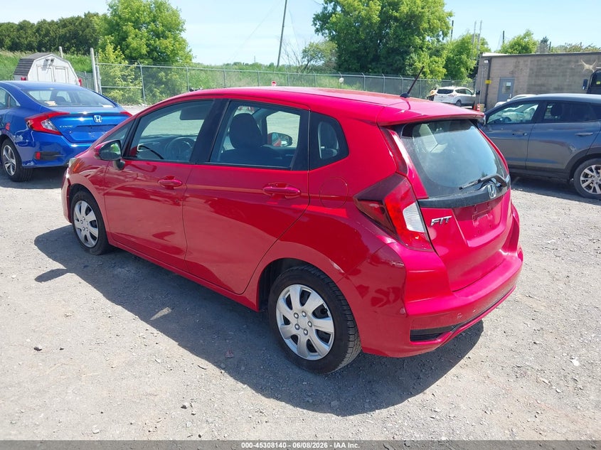 Vin: 3hggk5h46jm715863, lot: 45806025, honda fit lx 20183