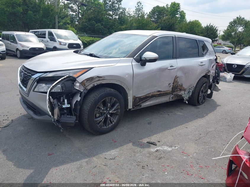 Vin: 5n1bt3ba9nc694874, lot: 45806038, nissan rogue sv fwd 20222