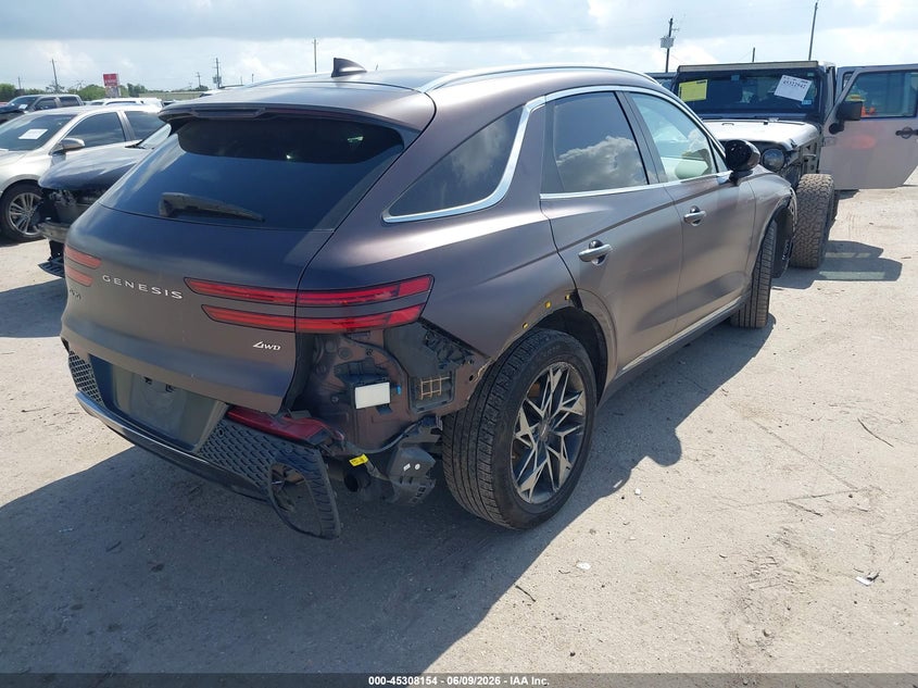 Vin: kmumadtb6nu046190, lot: 45806039, genesis gv70 2.5t awd 20224