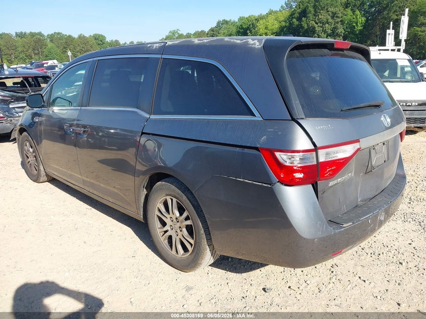 Vin: 5fnrl5h63bb009669, lot: 45806054, honda odyssey ex-l 20113