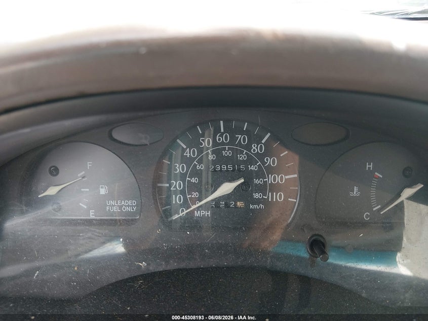 1997 TOYOTA TERCEL SEDAN 1.5L I-4 DOHC, 93HP
