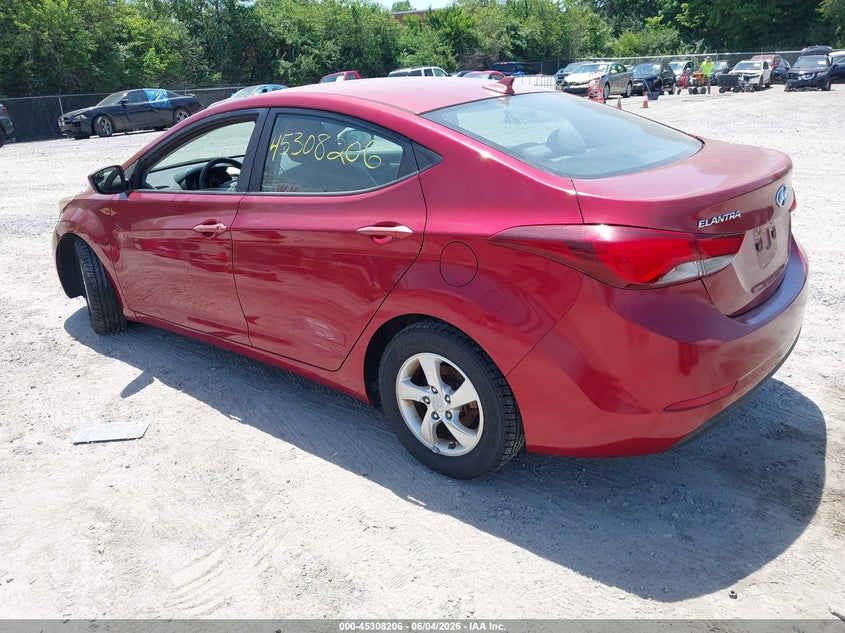 Vin: 5npdh4aexeh540252, lot: 45806091, hyundai elantra se 20143