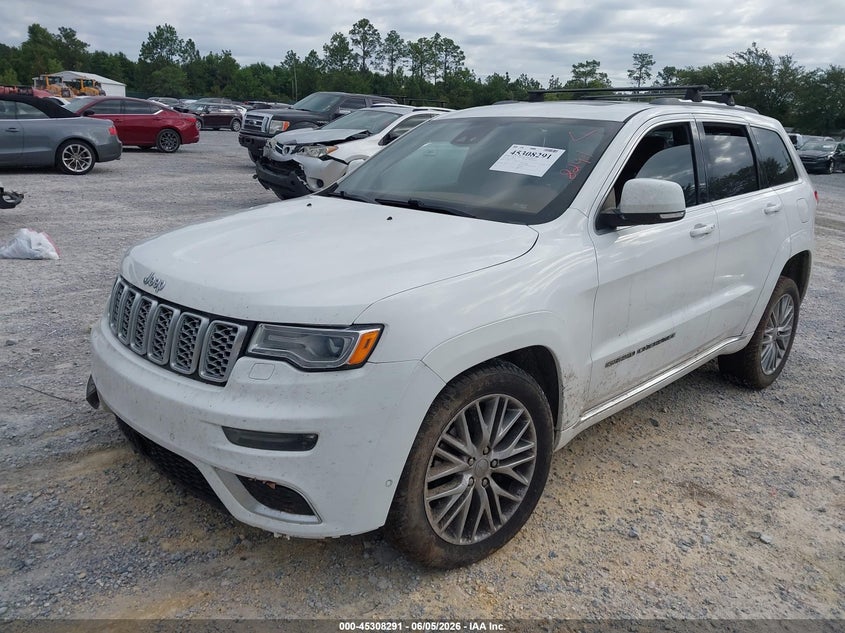 Vin: 1c4rjejg7hc813472, lot: 45806176, jeep grand cherokee summit 4x2 20172