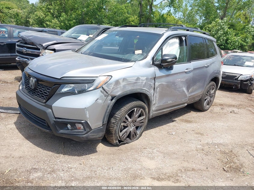 Vin: 5fnyf8h58mb000139, lot: 45806185, honda passport awd ex-l 20212