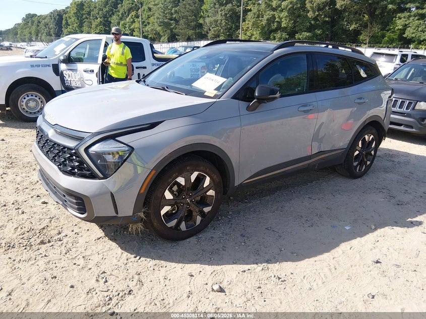 Vin: 5xyk6caf7pg095690, lot: 45806199, kia sportage x-line 20232