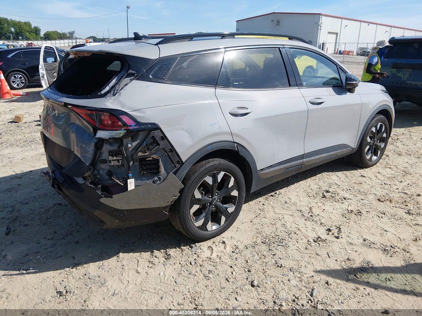 Vin: 5xyk6caf7pg095690, lot: 45806199, kia sportage x-line 20234