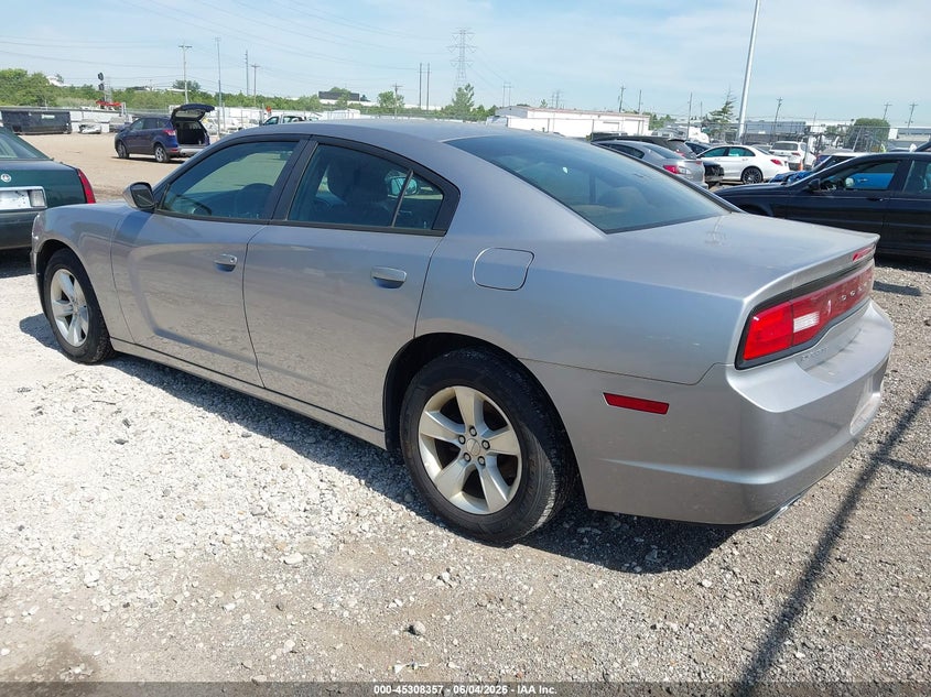 Vin: 2c3cdxbg9eh315374, lot: 45806242, dodge charger se 20143