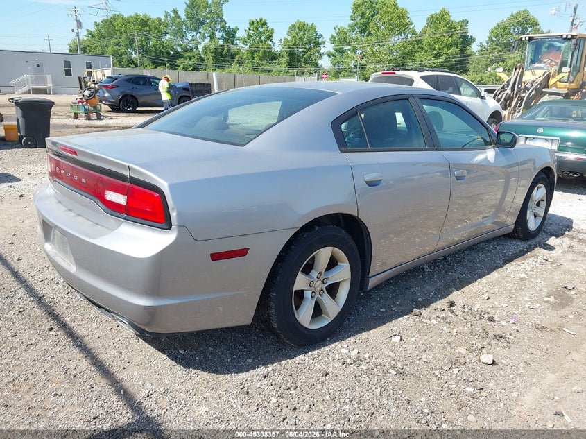 Vin: 2c3cdxbg9eh315374, lot: 45806242, dodge charger se 20144