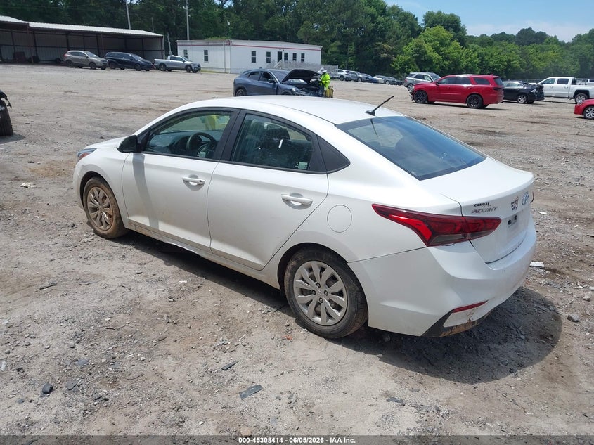 Vin: 3kpc24a35ke086326, lot: 45806299, hyundai accent se 20193