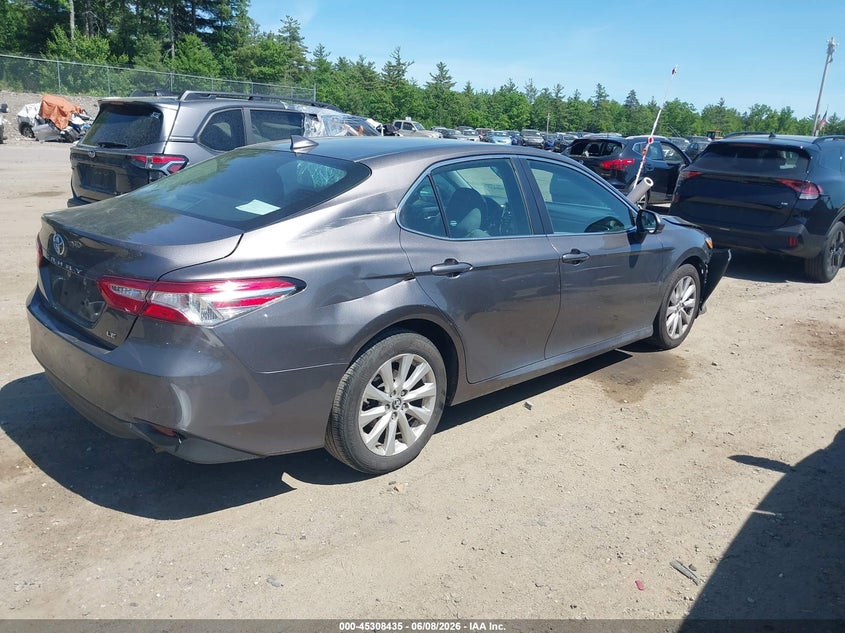 Vin: 4t1c11ak6lu360771, lot: 45806321, toyota camry le 20204