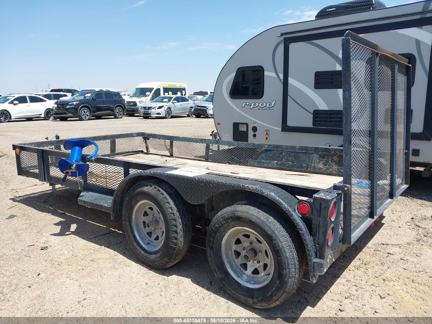 1978 HOMEMADE UTILITY TRAILER auction photo 3