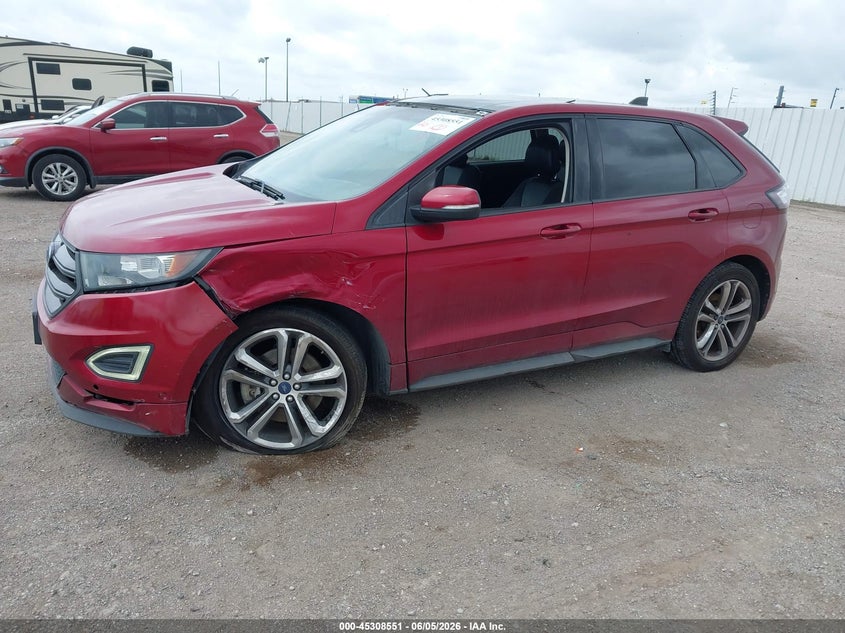 Vin: 2fmtk3ap0fbb03345, lot: 45806436, ford edge sport 20152