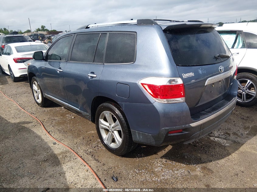 Vin: 5tddk3eh5cs145029, lot: 45806437, toyota highlander limited v6 20123