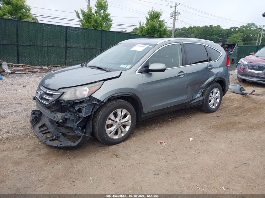 2012 Honda Cr-V Ex-L JHLRM4H78CC015825 photo 1