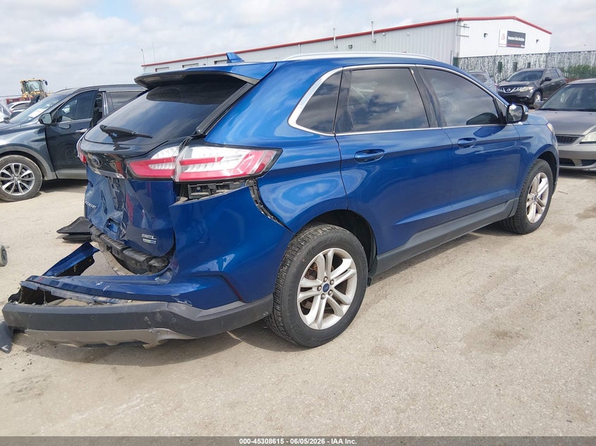 Vin: 2fmpk4j96lba18708, lot: 45806500, ford edge sel 20204
