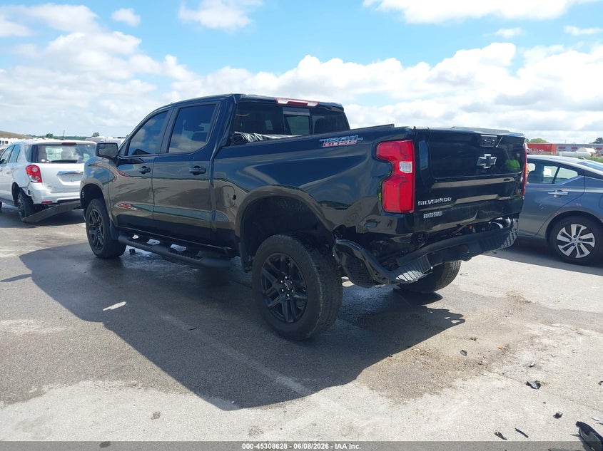 Vin: 3gcukfed3sg356287, lot: 45806513, chevrolet silverado 1500 4wd  short bed lt trail boss 20253