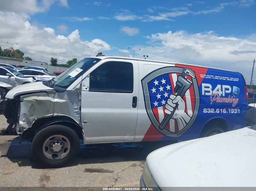 2022 Chevrolet Express Cargo Rwd 2500 Regular Wheelbase Wt VIN: 1GCWGAFPXN1199916 Lot: 45308641