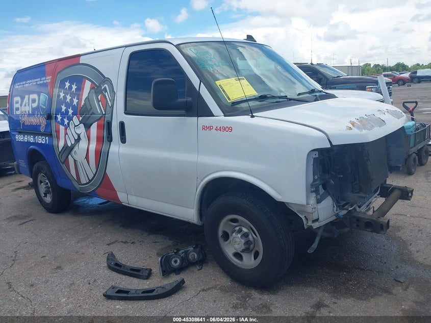 Vin: 1gcwgafpxn1199916, lot: 45806526, chevrolet express cargo rwd 2500 regular wheelbase wt 2022 img_1