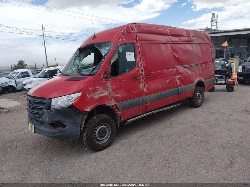2022 MERCEDES-BENZ SPRINTER 2500 3.0L V-6 DI, DOHC, T(VIN: W1Y4ECVY7NT101329