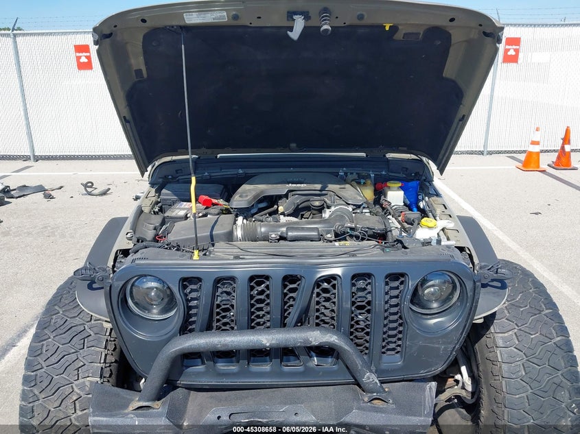 2020 Jeep Gladiator 3.6 Sport S 4X4 green Lot 111045308658 Vin 1C6HJTAG8LL160795