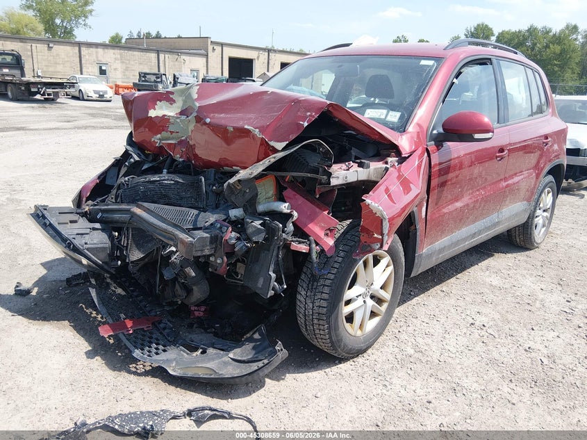 Vin: wvgbv7ax5fw054183, lot: 45806544, volkswagen tiguan s 20152