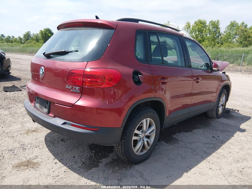 Vin: wvgbv7ax5fw054183, lot: 45806544, volkswagen tiguan s 20154